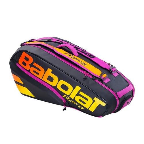 Babolat RH6 Pure Aero Rafa Black Orange Purple Tennis Bag