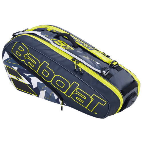 Babolat RH6 Pure Aero Grey Yellow White Tennis Bag