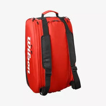 Load image into Gallery viewer, Wilson Tour Red Black Padel Racket Bag WS
