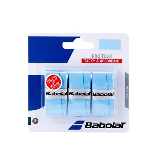 Babolat light blue overgrips 3X for Padel rackets