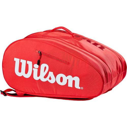 Wilson Super Tour Red White Padel Racket Bag LV